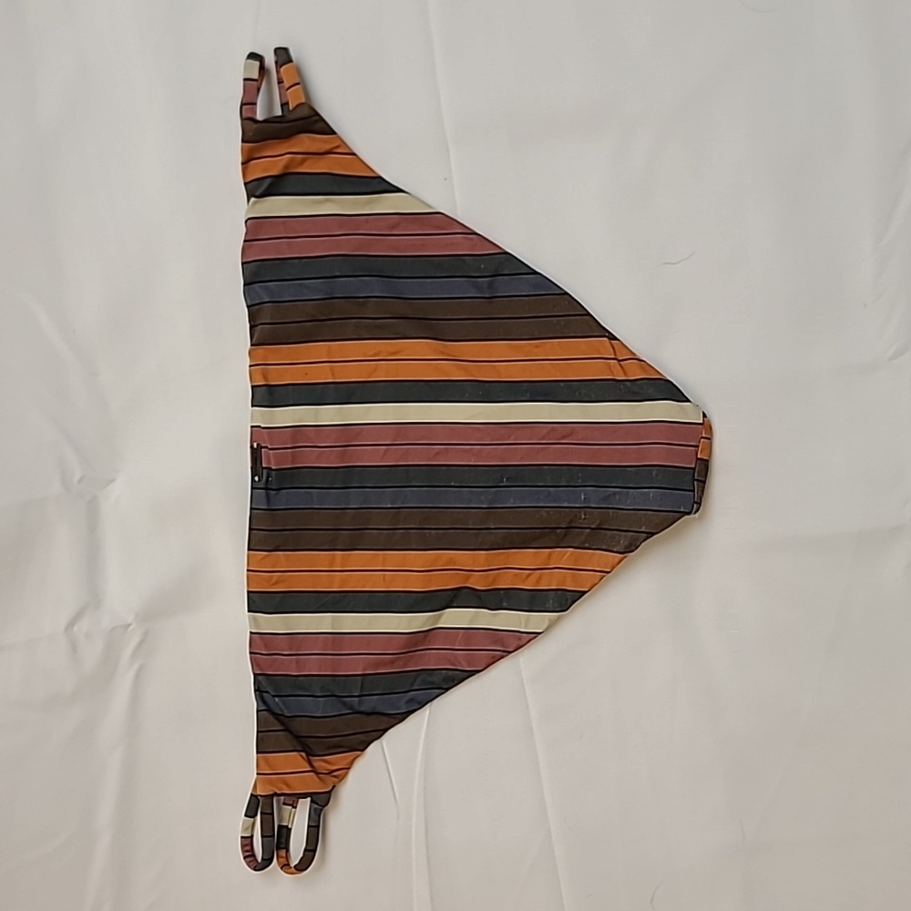 O'neill strappy striped bikini bottoms large